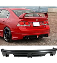 Honda Civic Fd6 Mugen RR Arka Ek Sağ Sol Tek Egzoz Çıkışlı 2006-2011 Arka-bodykit-ek-karlık