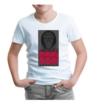 Squid Game - Maske Gri ve Askerler Beyaz Çocuk Tshirt