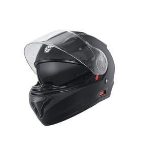 Motosiklet Çene Açılır Kask Güneş Vizörlü Ce Motor Kaskı Mat Black Edition