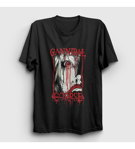 Presmono Unisex Siyah Tears Cannibal Corpse T-Shirt