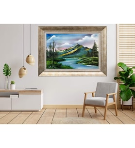 Gümüş Çerçeveli Tablo nb1090