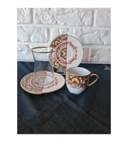 Rosa- 6 Kişilik 18 Parça Çay Kahve Fincanı