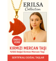 Sertifikalı Altın Kaplama Penguen Model Kırmızı Mercan Kolye – Sadakat, Enerji ve Cesaret Taşı (Çok Renkli)