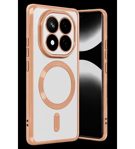 Xiaomi Redmi Note 15 Pro 5G Uyumlu Kross Magneticsafe Kapak - Rose