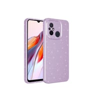 Xiaomi Redmi 12C Uyumlu Kılıf Kamera Korumalı Simli Lüks Zore Koton Kapak