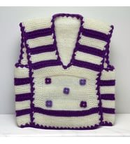 BYEhandmade El Yapımı Mor Renk  Bebek Süveteri