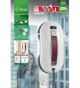 Kiwi Kwc-7131 Pencere Temizleme Robotu Otomatik Emiş & Çift Mop & Uzaktan Kumanda