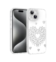 iPhone 14 / İphone 13 Kılıf Damla Taşlı Rivas Sert PC Kılıf