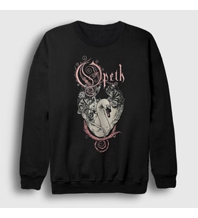 Presmono Unisex Siyah Swan Opeth Sweatshirt 534271tt