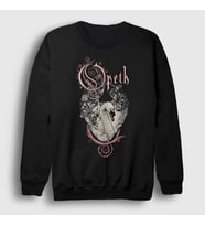 Presmono Unisex Siyah Swan Opeth Sweatshirt 534271tt
