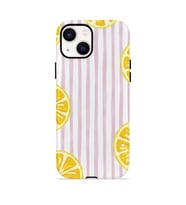iPhone 15 Vorian Çift Katmanlı MagSafe Kılıf Pink Lemon Window