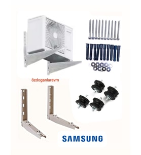 Fırtına 12000 Btu 18000 Btu Dış Ünite Konsol Klima 50 Cm Ayak +Titreşim Takozu +Vida Dubel