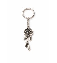 Rose Thorn Spirit – Gül Figürlü Gümüş Renk Unisex Metal Anahtarlık