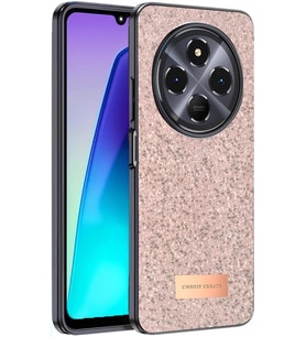 Durukar® Redmi 14C Bright Simli Kapak - Pembe