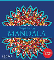 Yetişkinler İçin Mandala - Lacivert