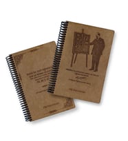 Kişiye Özel Öğretmenler Günü Temalı Ahşap Kapaklı Defter - İsimli Hediyelik 14x20