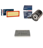 Bosch Filtre Bakım Seti Fiat Panda 1.2 60 Beygir 2004-2011 Hava + Yağ F. + Polen Filtre Bosch