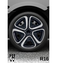 Tata Manza 16 İnç Jant Kapağı (4 ADET) Siyah Gri C103