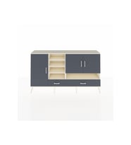 Arges Konsol 8 Raflı 2 Çekmeceli 3 Kapaklı 176x30x99 Aytaşı-Antrasit