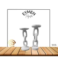 ZİNCİRLİ İKİLİ MUMLUK