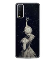 Vivo Y11s Kılıf Desenli Silikon Kılıf Star Woman 1332