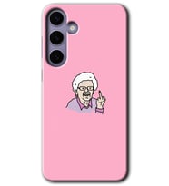 Galaxy S24 Kılıf HD Desen Baskılı Kılıf - Bad Grandmother
