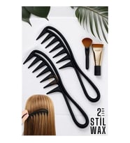 TransForMacion Bayan Stil ve Wax Tarağı Karbon 2  ADET 719777