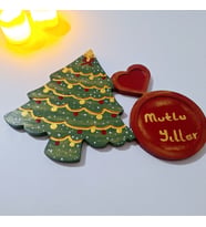 Mutlu Yıllar Bardak Altlığı