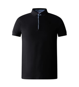 The North Face M PREMIUM POLO PIQUET-EU Erkek T-Shirt NF00CEV4JK31 (Siyah)