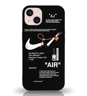 Apple iPhone 13 Mini Uyumlu Lansman Kılıf Sneakers Tasarımlı Altı Kapalı İçi Kadife Kaplı  Kapak (Şeffaf)