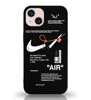 Apple iPhone 13 Mini Uyumlu Lansman Kılıf Sneakers Tasarımlı Altı Kapalı İçi Kadife Kaplı  Kapak (Şeffaf)