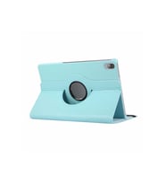 Lenovo M10 TB-X505F için Fuchsia Dönebilen Standlı Tablet Kılıfı (Mavi)