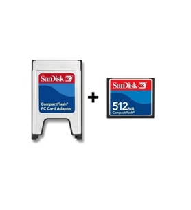 Sandisk 512 Mb Compact Flash Hafıza Kartı- Pcmıa Compact Flash Kart Okuyucu