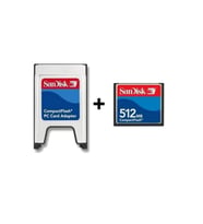 Sandisk 512 Mb Compact Flash Hafıza Kartı- Pcmıa Compact Flash Kart Okuyucu