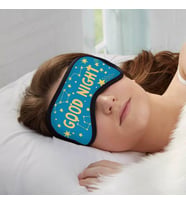 Good Night Yazılı Işığı Engelleyen Göz Maskesi