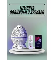 Northcity Yumurta Görünümlü Masa ve Gece Lambası - Renk Değiştiren Projektör