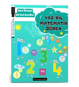 Okul Öncesi ve Birinci Sınıflar YAZ-SİL Matematik Öğren