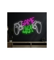 GAME Yazılı ve Şekilli Neon Tabela