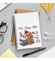 We Bears Kadar Ayılar Tasarımlı Defter Kişiye Özel
