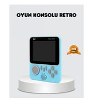 Mey İthalat® Taşınabilir Retro Oyun Konsolu – 3.5 İnç LCD, 666 Klasik Oyun, TV Destekli