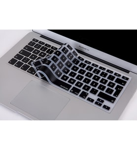 Laptop MacBook Air Klavye Koruyucu 11inc A1370 A1465 Uyumlu Türkçe Baskılı (Siyah)