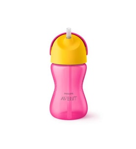 Pipetli Bardak 300 ml Kız