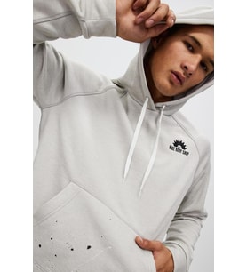 Nike Therma Fit Fleece Polar Top İçi Polarlı Erkek Sweatshirt Krem Beyaz