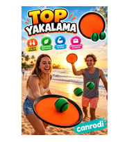 2 Kişilik Cırtlı Top Yakalama Oyunu – Bahçe Park ve Sahil Oyun Seti