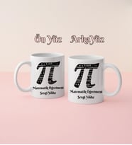 Matematik Öğretmeni İsimli Kupa Bardak Kişiye Özel
