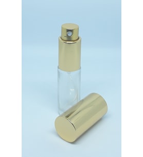 BOŞ PARFÜM ŞİŞESİ 4 ML (5 ADET) SARI METAL SPREY VE KAPAK BOŞ
