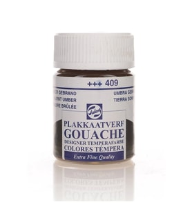 TALENS GUAJ BOYA BURNT UMBER16 ML (409)