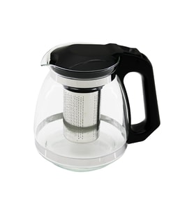 ÇELİK SÜZGEÇLİ CAM DEMLİK 1500ML (5668)
