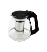 ÇELİK SÜZGEÇLİ CAM DEMLİK 1500ML (5668)