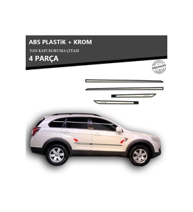 CHEVROLET CAPTİVA YAN KAPI KORUMA ÇITASI PLASTİK + KROM